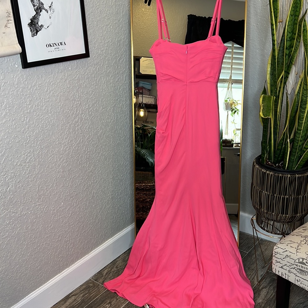 HOUSE OF CB 'Milena' Hot Pink Corset Maxi Dress NWOT - Picture 9 of 10